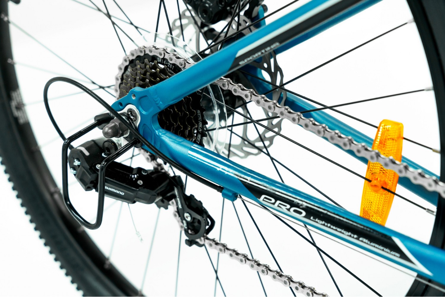 Nogan Gravel PRO 26 pollici Mountain Bike per Bambini Blu
