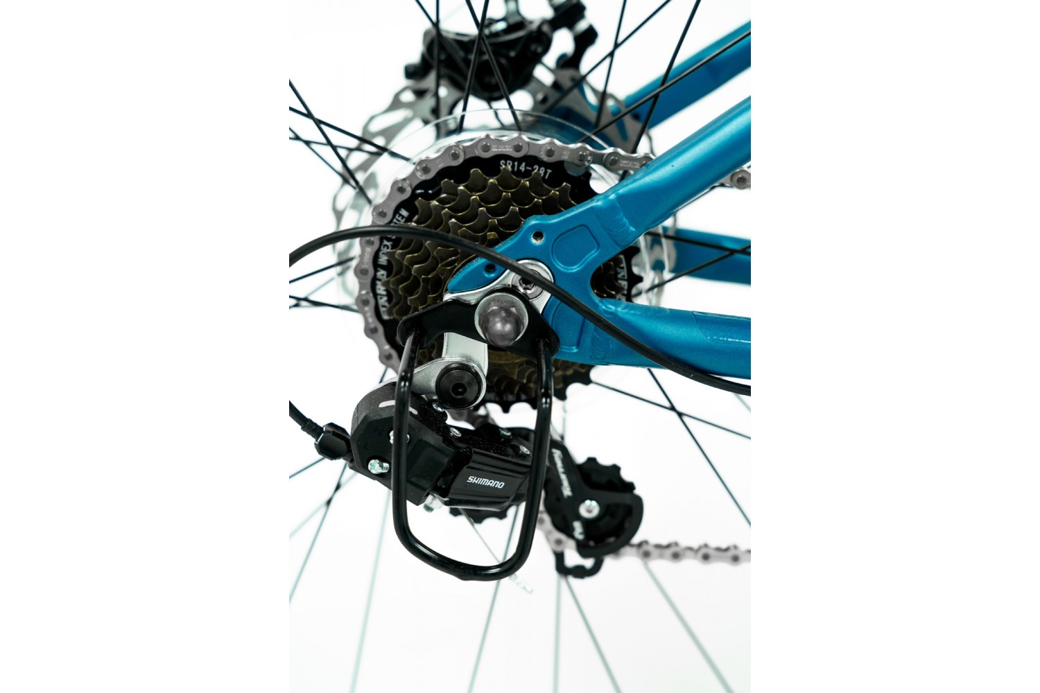 Nogan Gravel PRO 26 pollici Mountain Bike per Bambini Blu