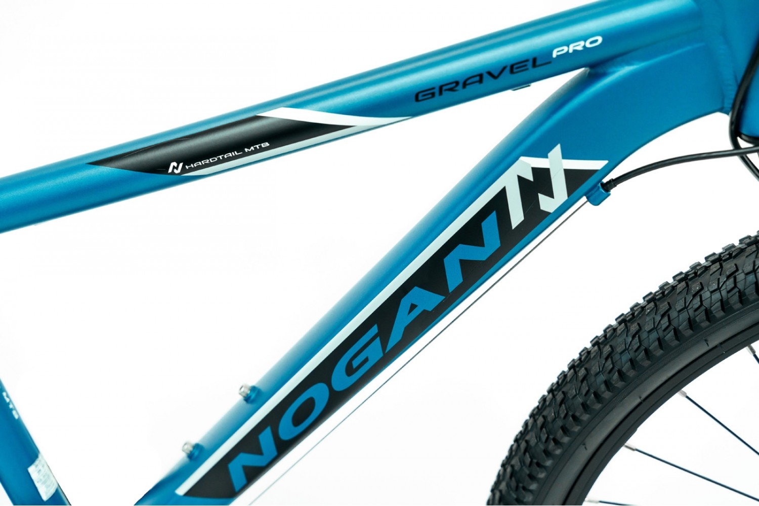 Nogan Gravel PRO 26 pollici Mountain Bike per Bambini Blu