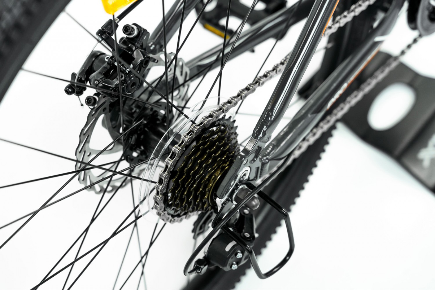 Nogan Gravel PRO 24 pollici Mountain Bike per Bambini Grigio