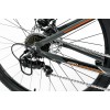 Nogan Gravel PRO 24 pollici Mountain Bike per Bambini Grigio