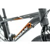 Nogan Gravel PRO 24 pollici Mountain Bike per Bambini Grigio