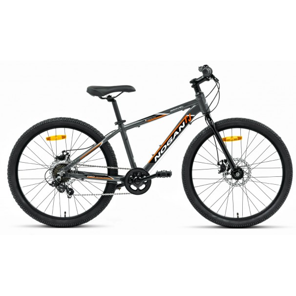 Nogan Gravel PRO 24 pollici Mountain Bike per bambini Grigio
