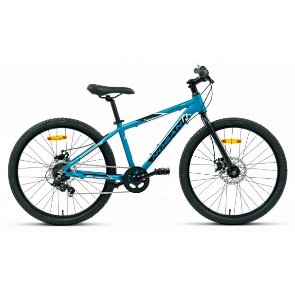 Nogan Gravel PRO 24 pollici Mountain Bike per bambini Blu