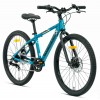 Nogan Gravel PRO 24 pollici Mountain Bike per bambini Blu