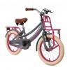 Supersuper Bicicletta per bambini Lola 16 pollici Ragazze Grigio Rosa