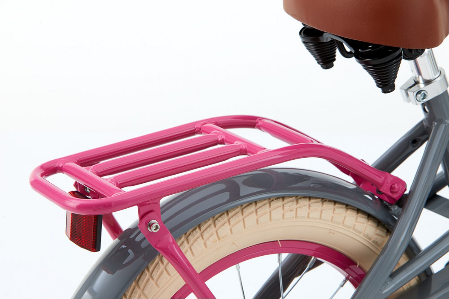 Supersuper Bicicletta per bambini Lola 16 pollici Ragazze Grigio Rosa
