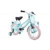 Supersuper Bicicletta per bambini Lola 14 pollici Ragazze Rosa menta